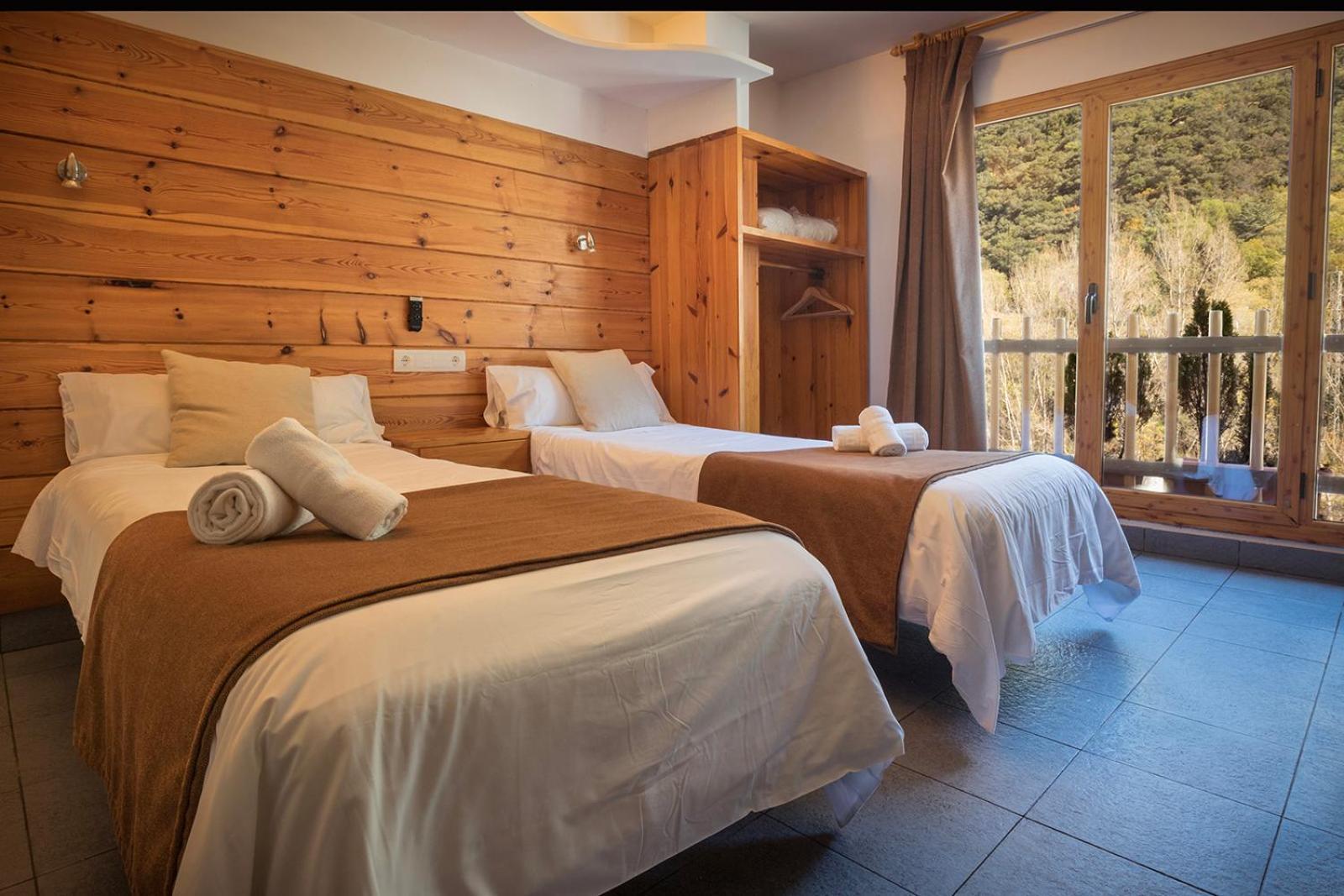 Hotel Restaurant Les Brases Sort Eksteriør billede